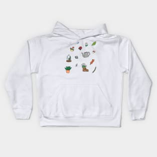 Garden items Kids Hoodie